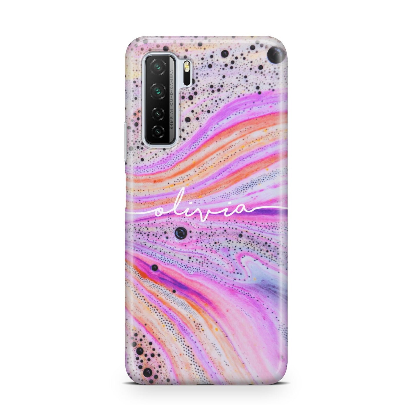 Personalised Pink Bath Bomb Huawei P40 Lite 5G Phone Case