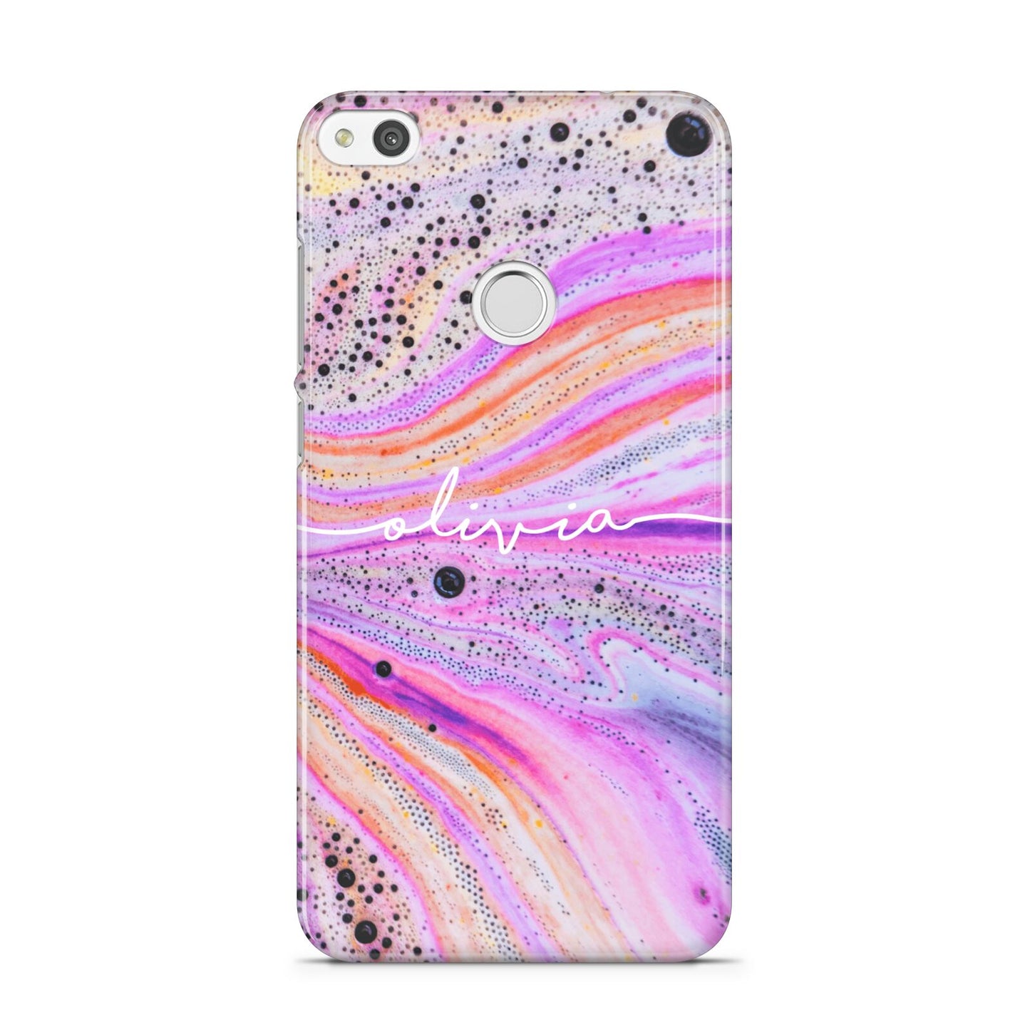 Personalised Pink Bath Bomb Huawei P8 Lite Case