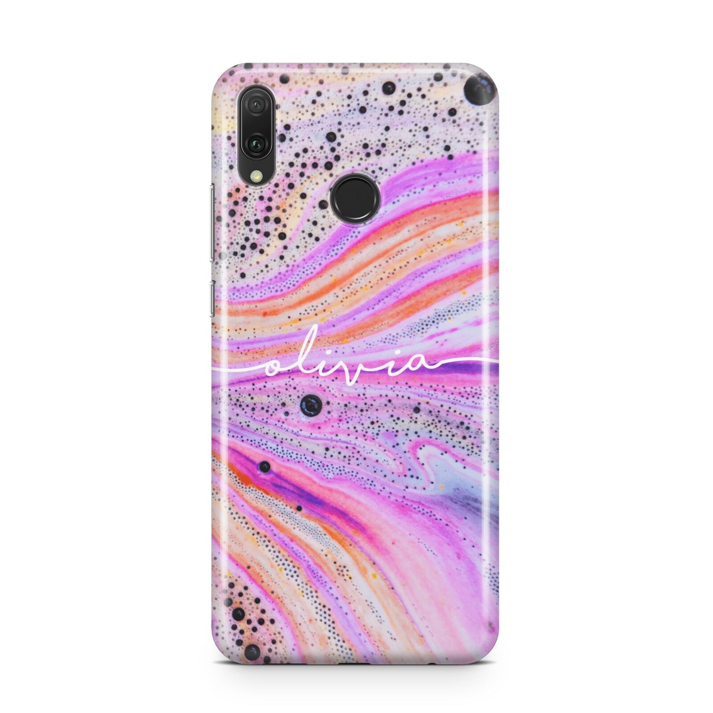 Personalised Pink Bath Bomb Huawei Y9 2019