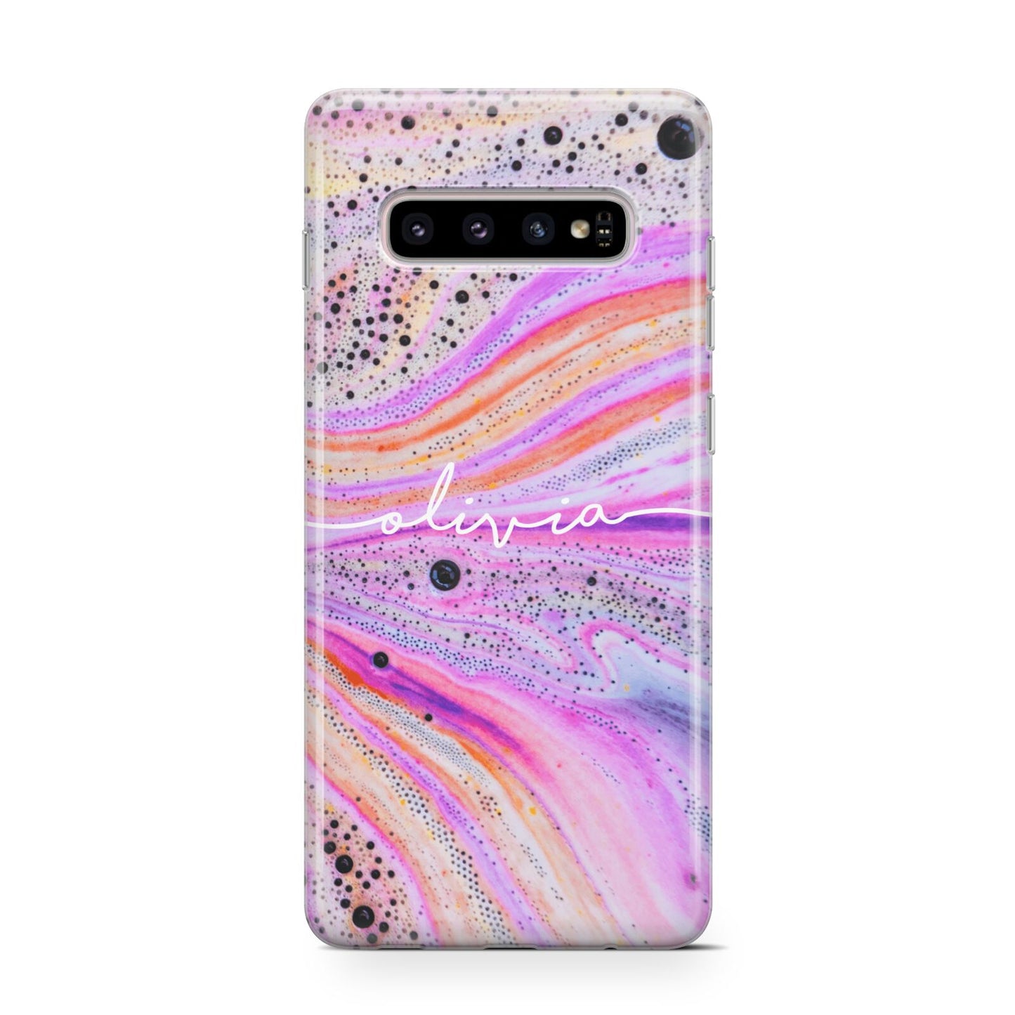 Personalised Pink Bath Bomb Protective Samsung Galaxy Case