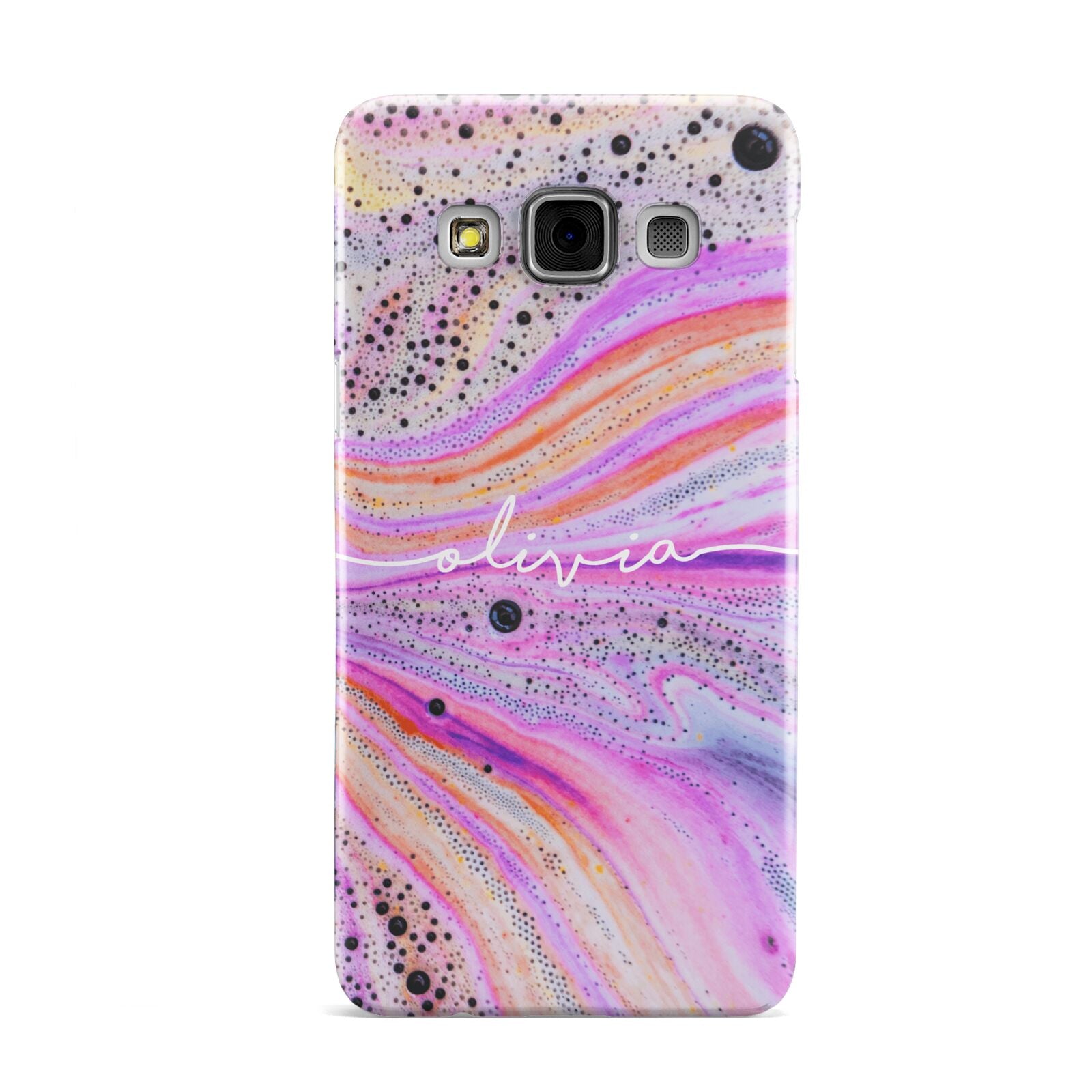 Personalised Pink Bath Bomb Samsung Galaxy A3 Case