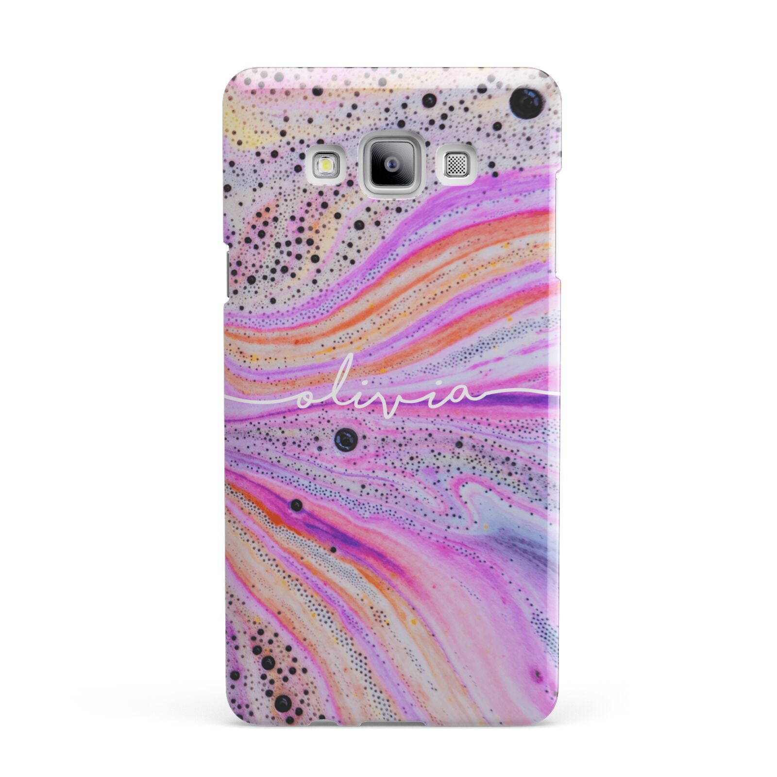 Personalised Pink Bath Bomb Samsung Galaxy A7 2015 Case