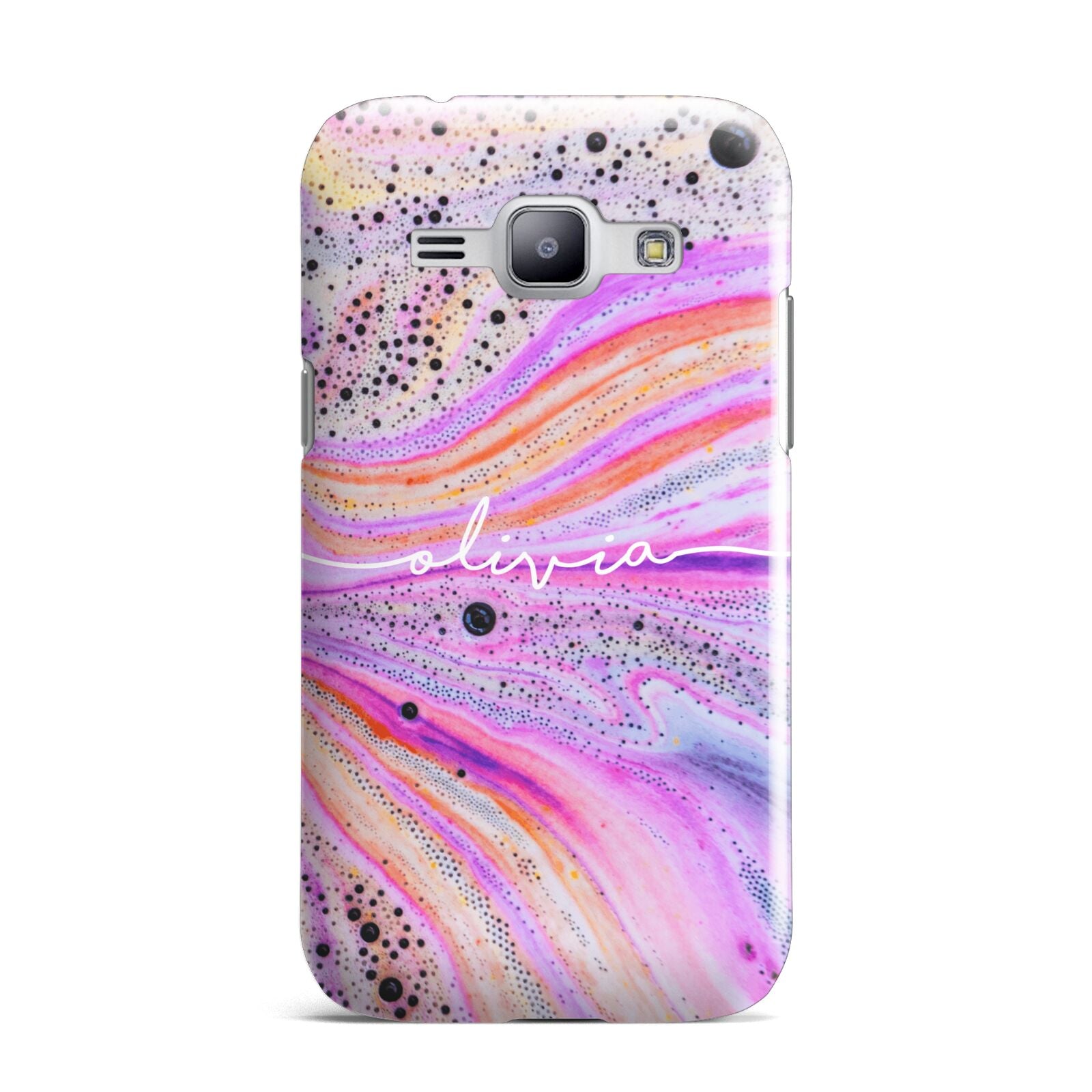 Personalised Pink Bath Bomb Samsung Galaxy J1 2015 Case