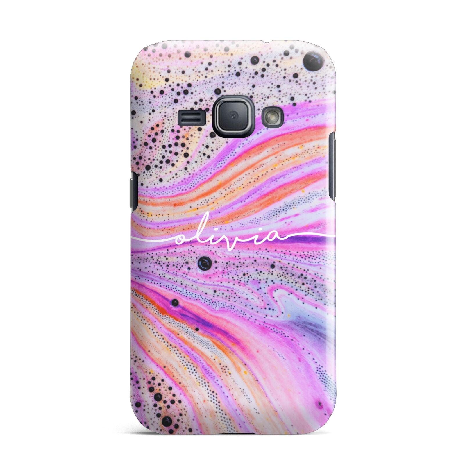 Personalised Pink Bath Bomb Samsung Galaxy J1 2016 Case