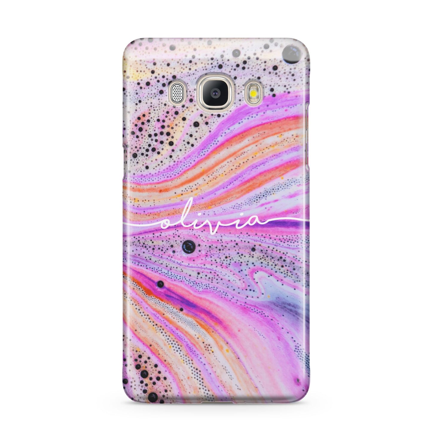 Personalised Pink Bath Bomb Samsung Galaxy J5 2016 Case