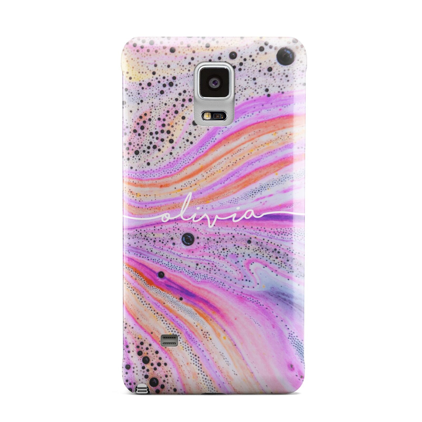 Personalised Pink Bath Bomb Samsung Galaxy Note 4 Case