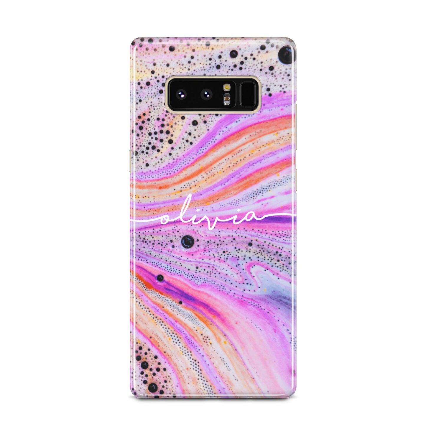 Personalised Pink Bath Bomb Samsung Galaxy Note 8 Case