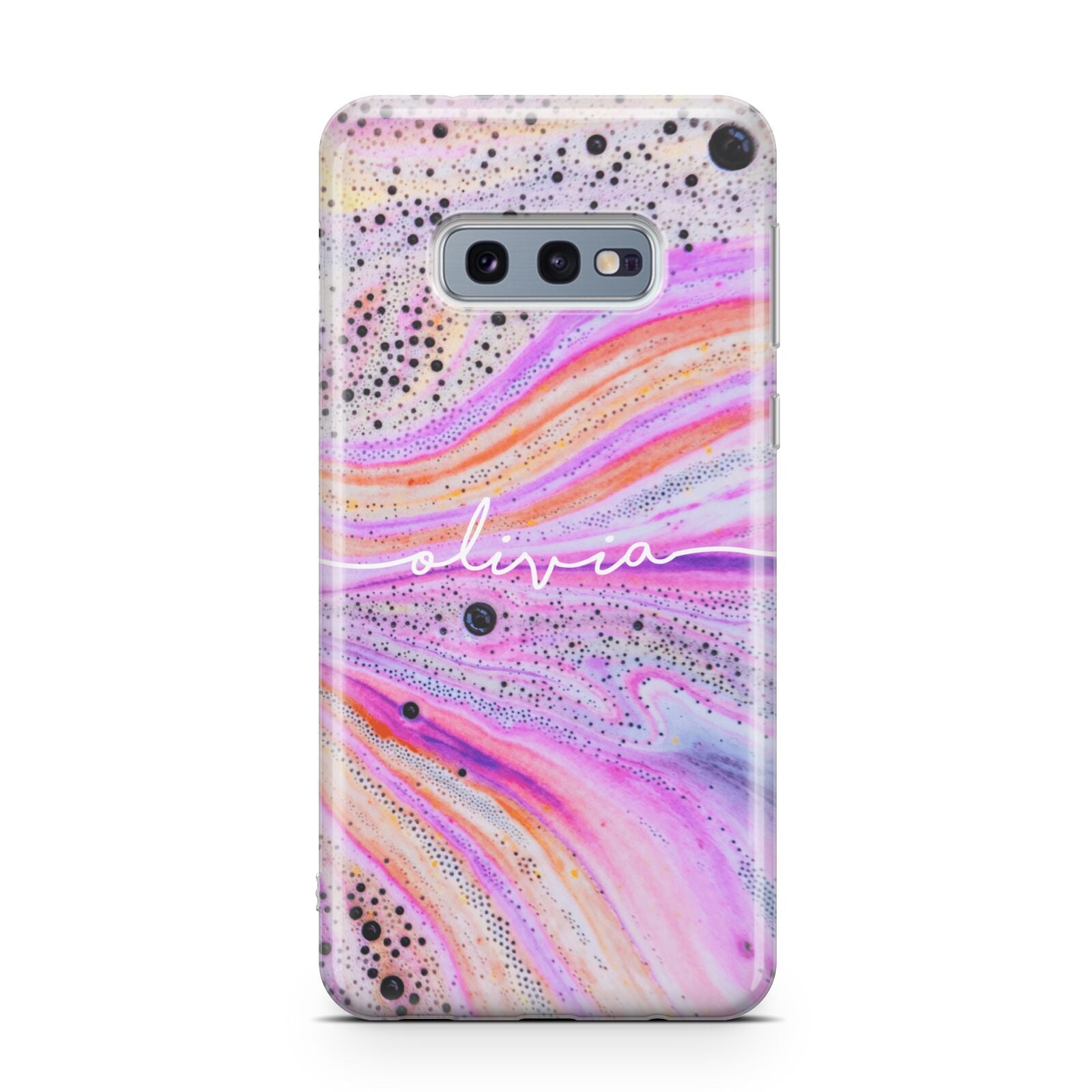 Personalised Pink Bath Bomb Samsung Galaxy S10E Case