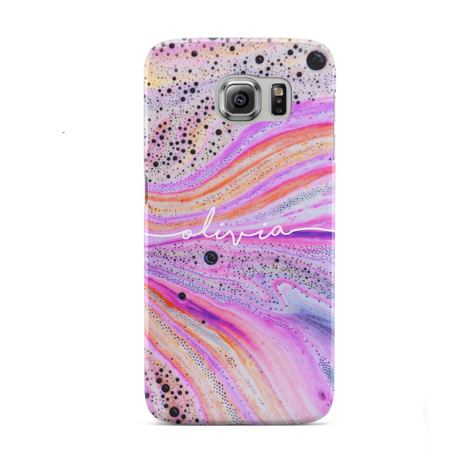 Personalised Pink Bath Bomb Samsung Galaxy S6 Case