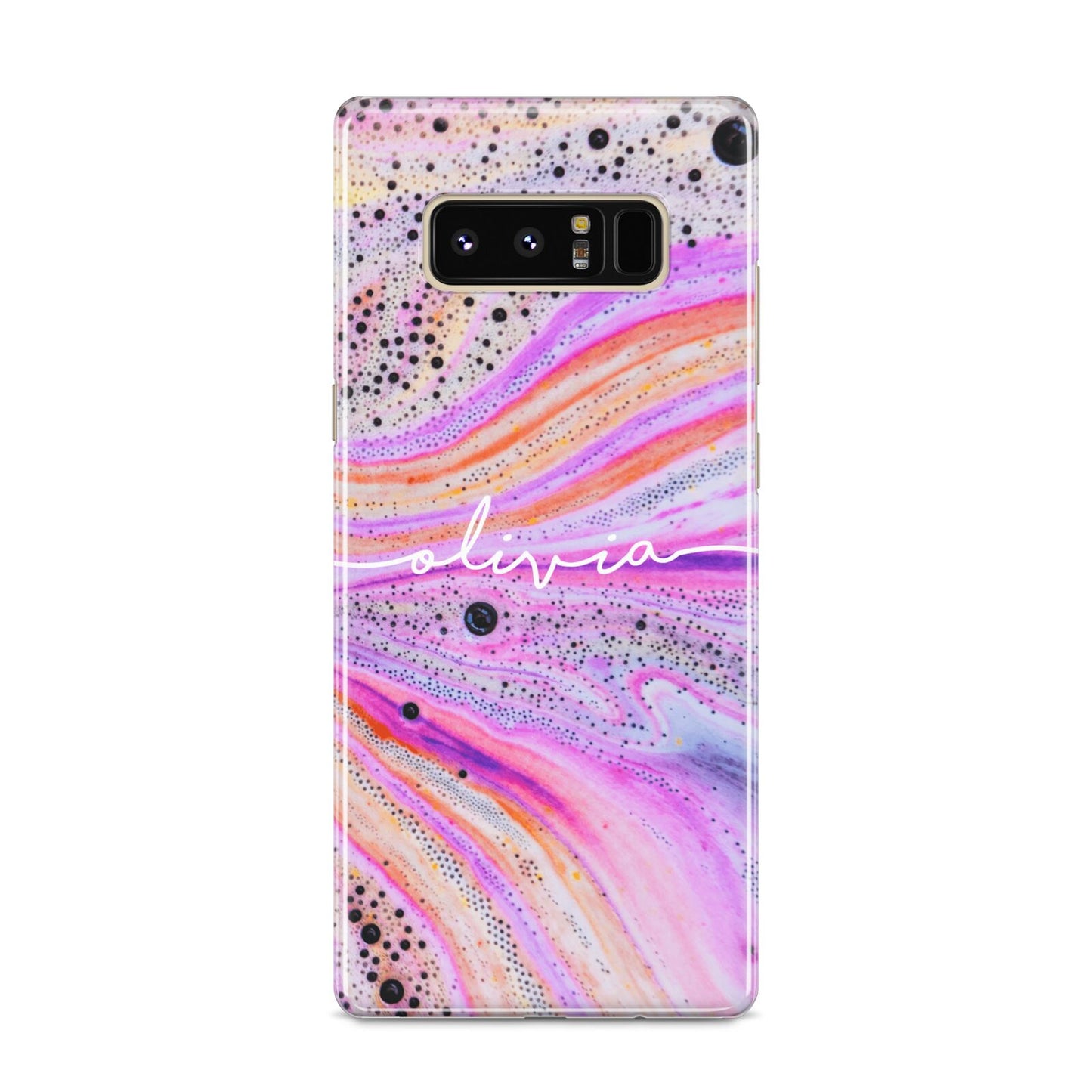 Personalised Pink Bath Bomb Samsung Galaxy S8 Case