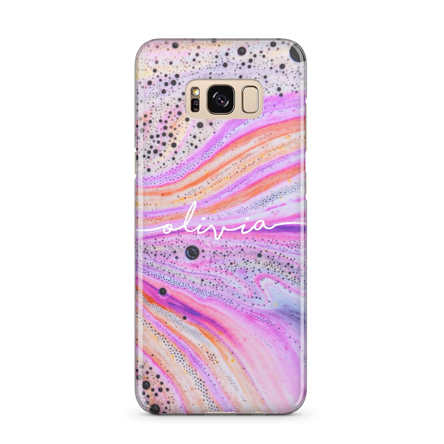 Personalised Pink Bath Bomb Samsung Galaxy S8 Plus Case