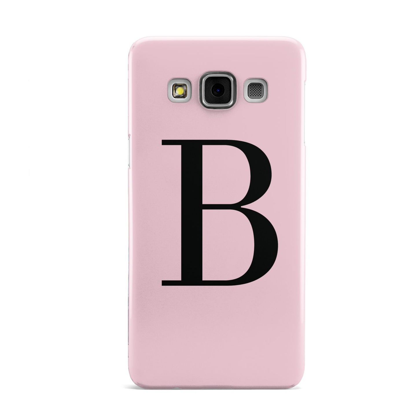 Personalised Pink Black Initial Samsung Galaxy A3 Case