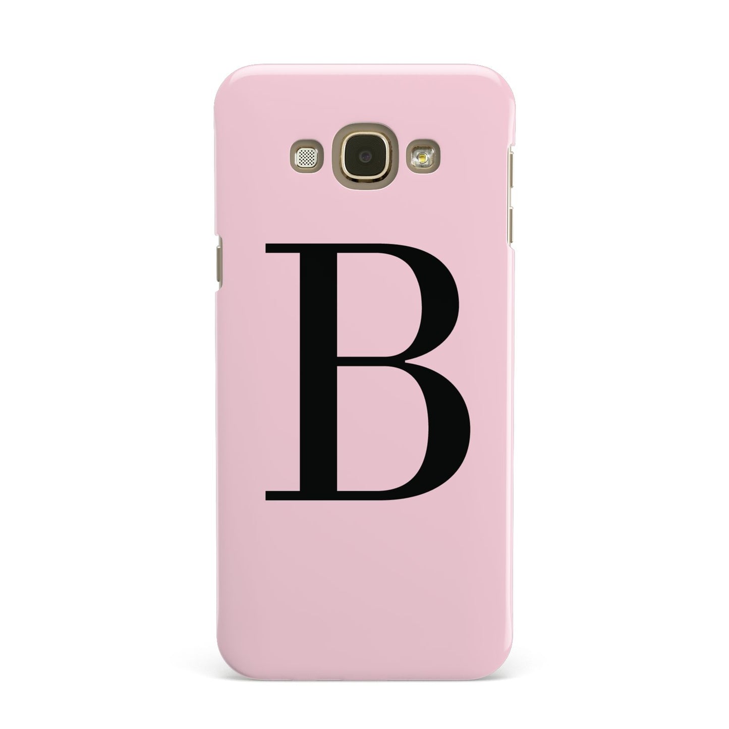 Personalised Pink Black Initial Samsung Galaxy A8 Case