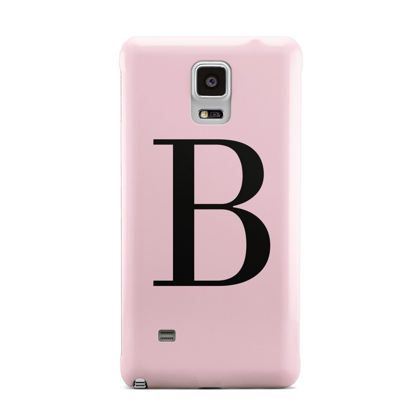 Personalised Pink Black Initial Samsung Galaxy Note 4 Case