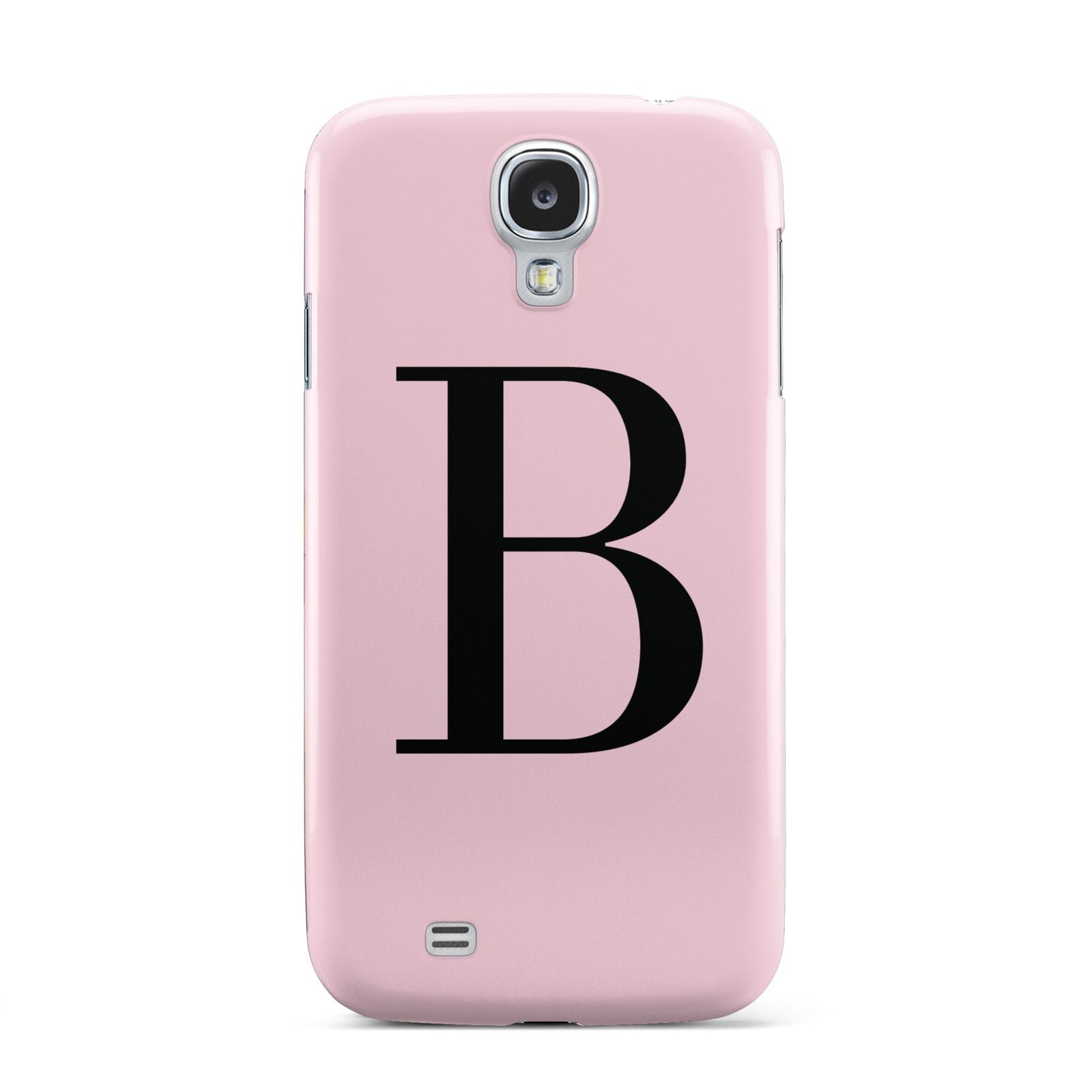 Personalised Pink Black Initial Samsung Galaxy S4 Case