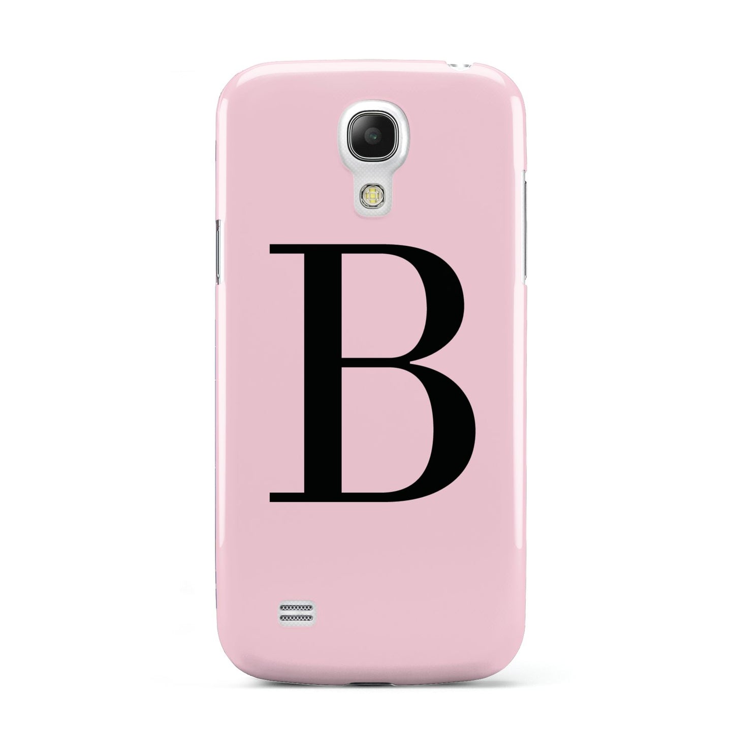 Personalised Pink Black Initial Samsung Galaxy S4 Mini Case