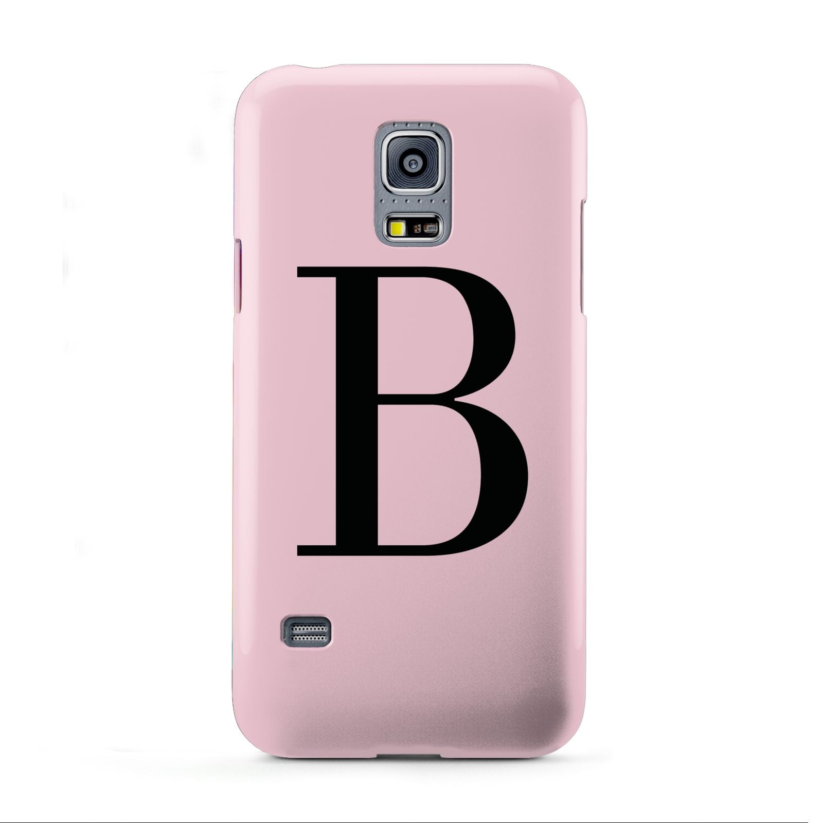 Personalised Pink Black Initial Samsung Galaxy S5 Mini Case