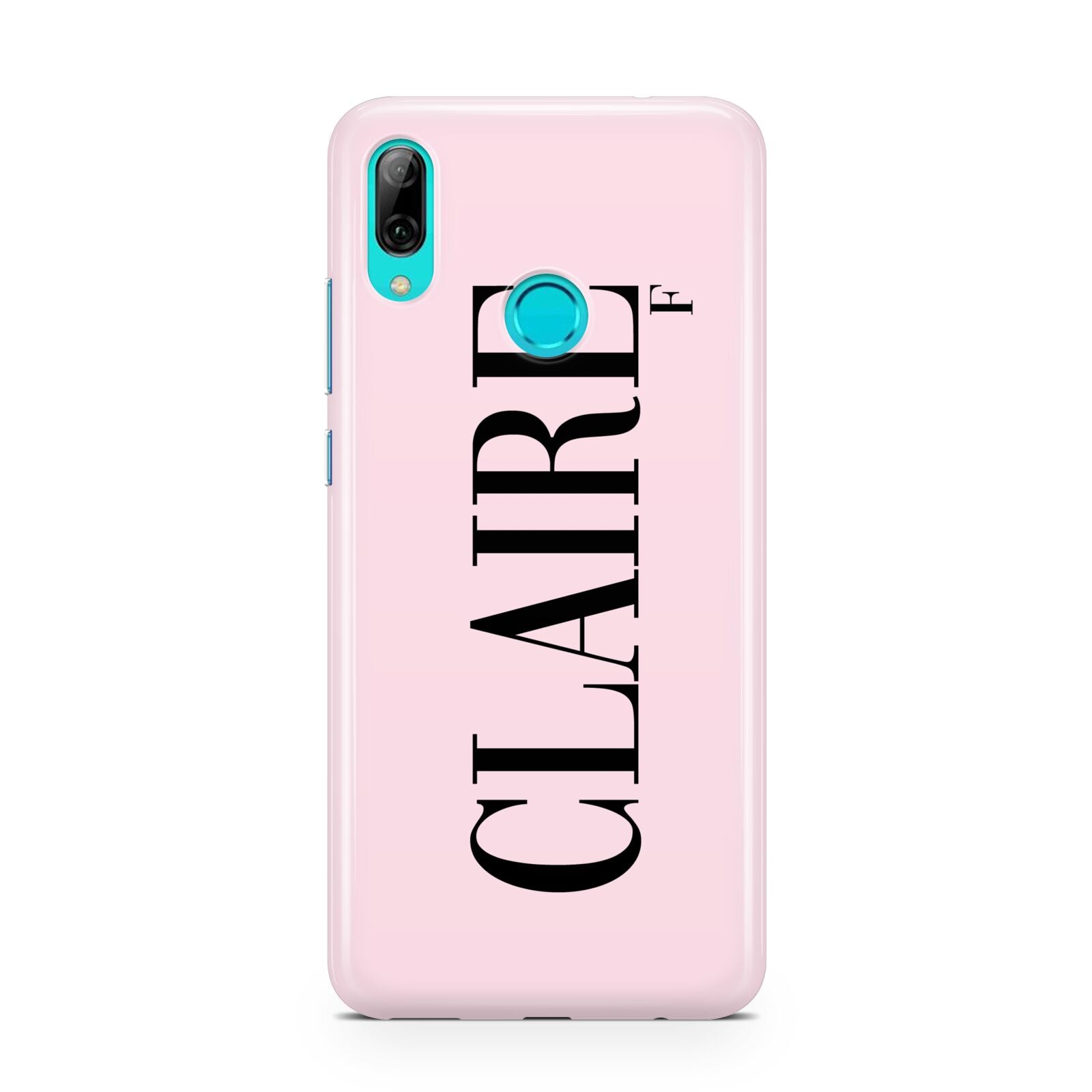 Personalised Pink Black Name Huawei P Smart 2019 Case