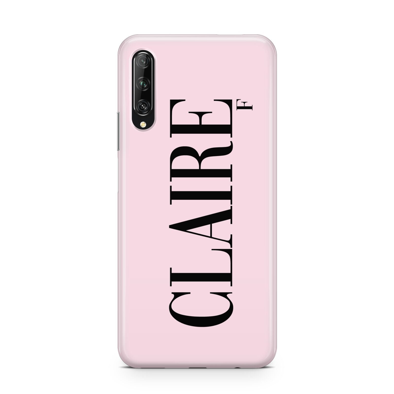 Personalised Pink Black Name Huawei P Smart Pro 2019