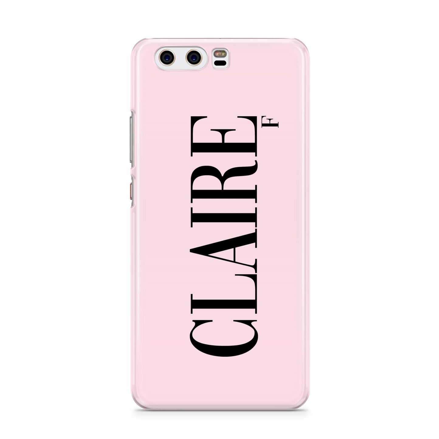 Personalised Pink Black Name Huawei P10 Phone Case