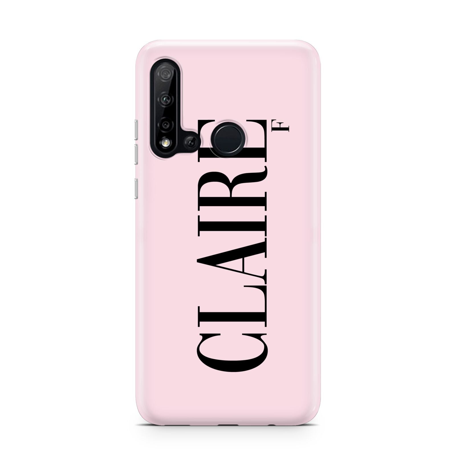 Personalised Pink Black Name Huawei P20 Lite 5G Phone Case