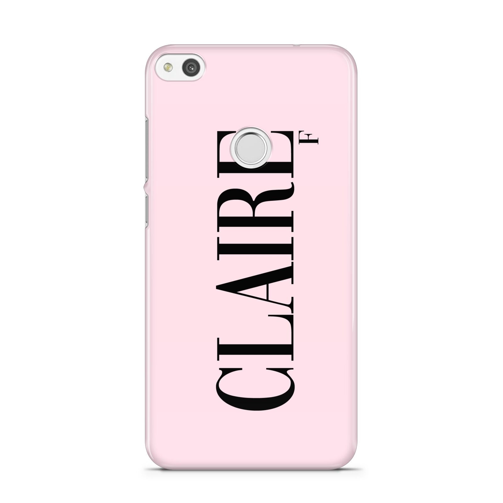 Personalised Pink Black Name Huawei P8 Lite Case