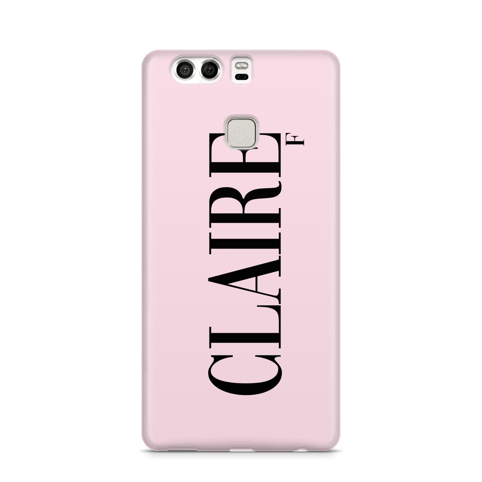 Personalised Pink Black Name Huawei P9 Case