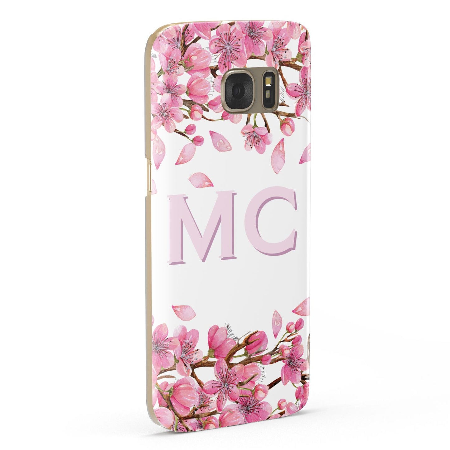 Personalised Pink Blossom Floral Samsung Galaxy Case Fourty Five Degrees