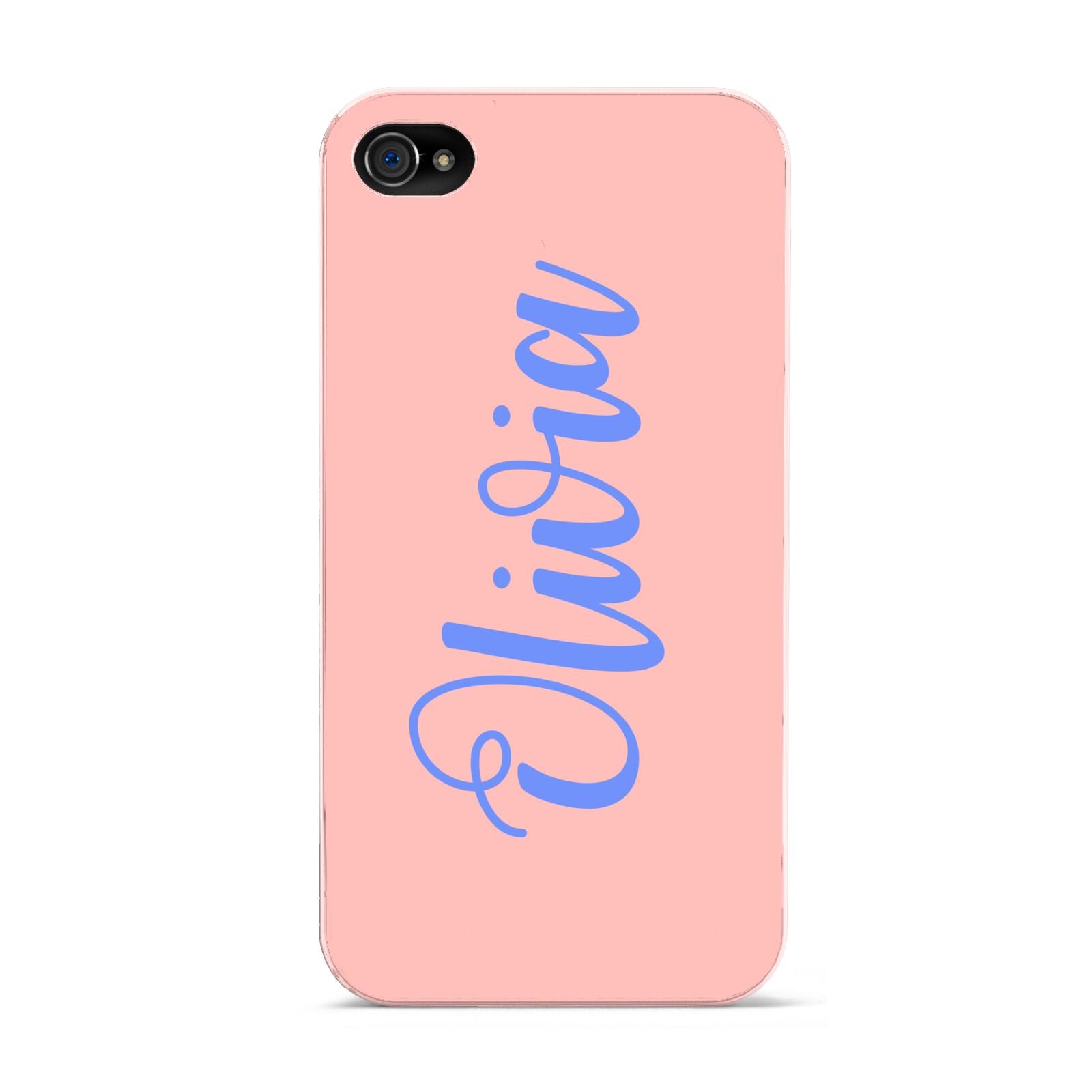 Personalised Pink Blue Name Apple iPhone 4s Case