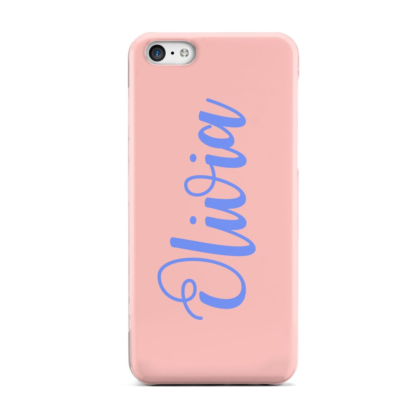 Personalised Pink Blue Name Apple iPhone 5c Case