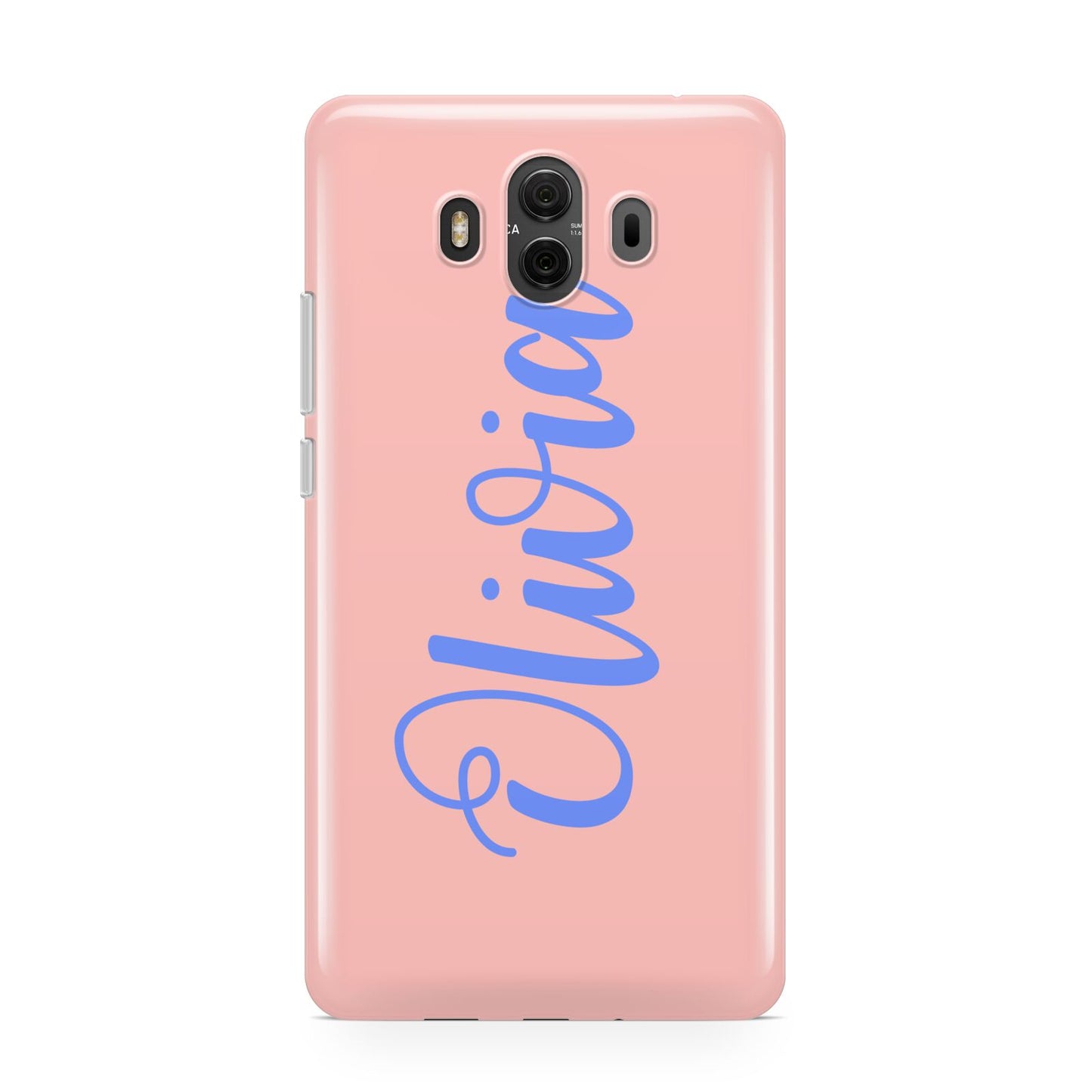 Personalised Pink Blue Name Huawei Mate 10 Protective Phone Case