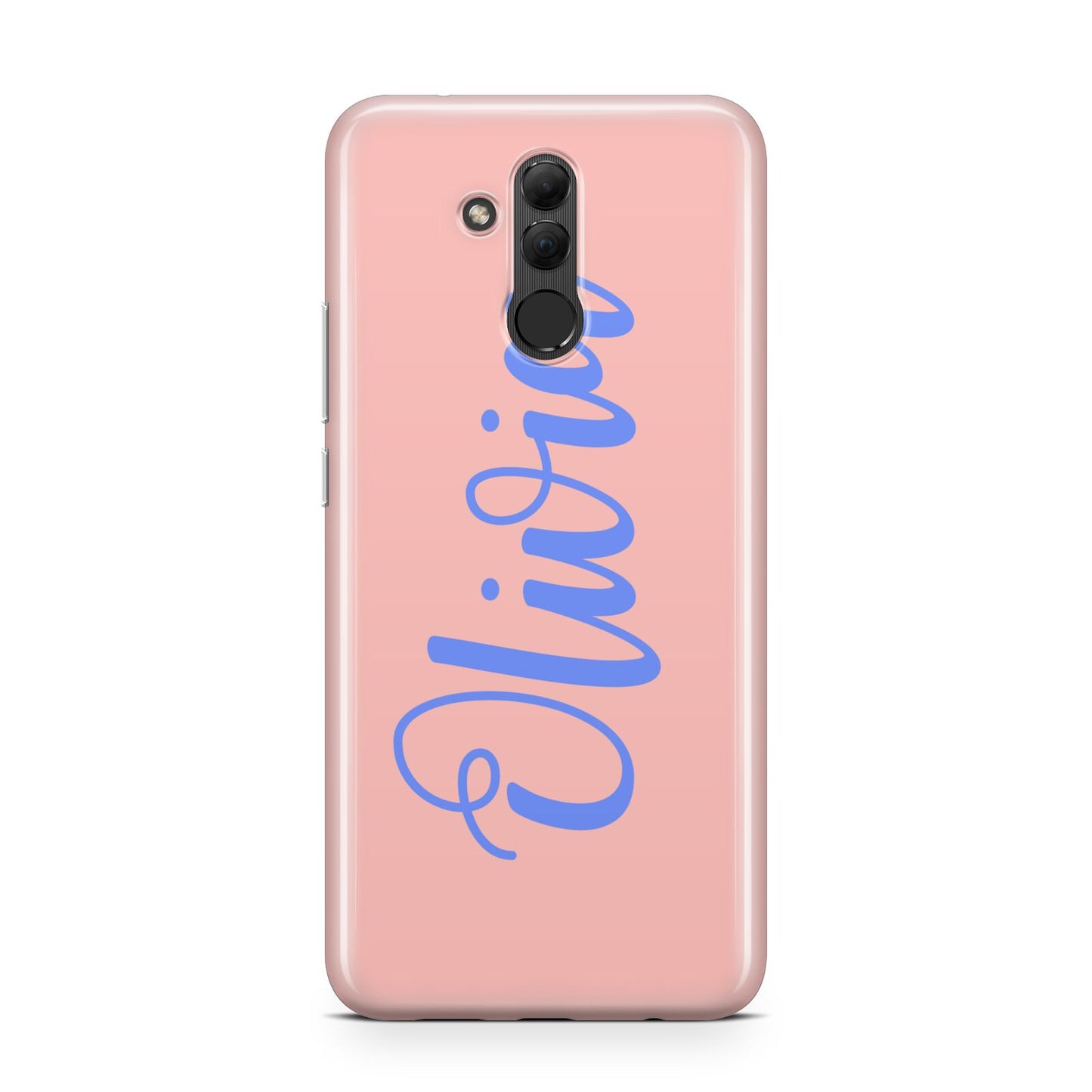 Personalised Pink Blue Name Huawei Mate 20 Lite