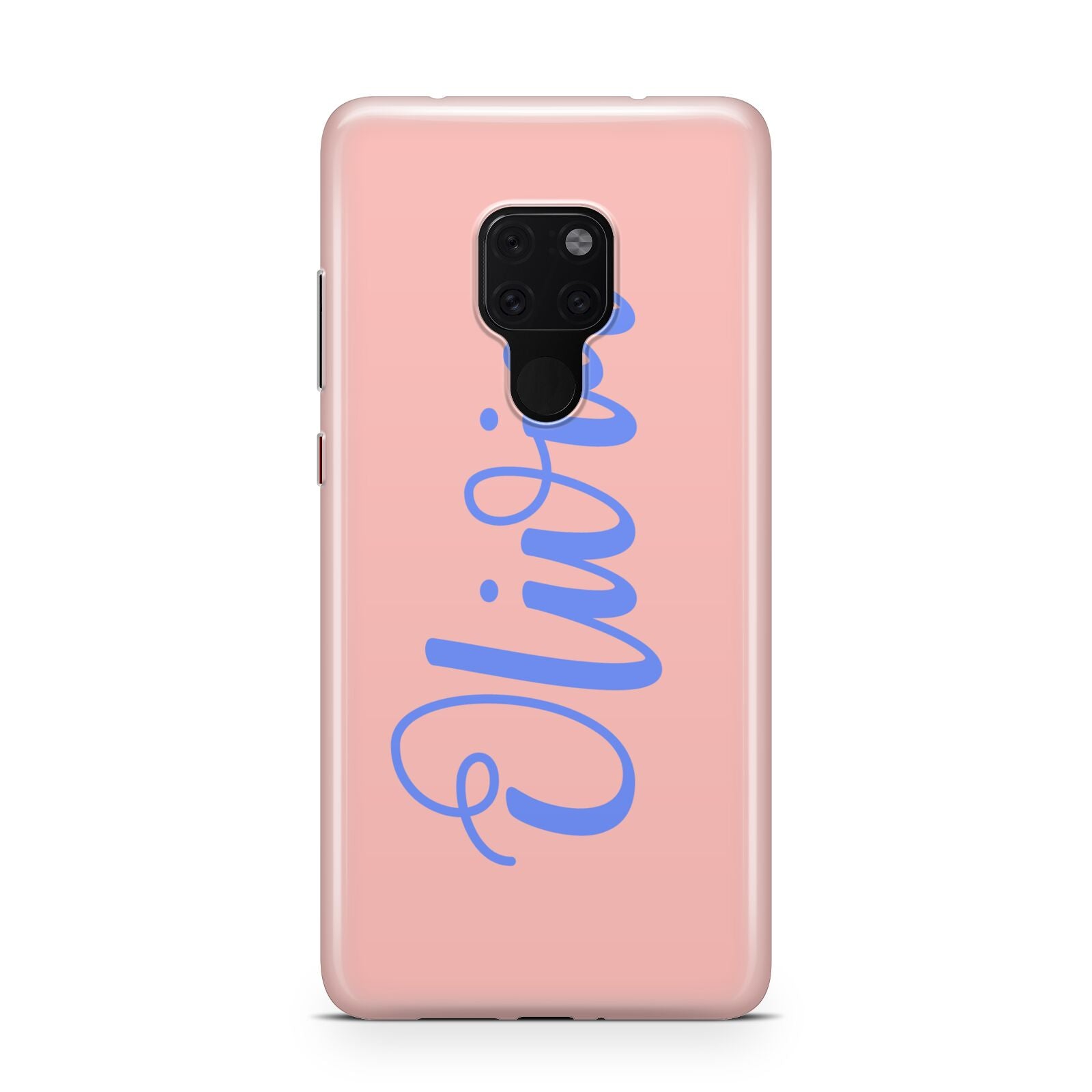 Personalised Pink Blue Name Huawei Mate 20 Phone Case