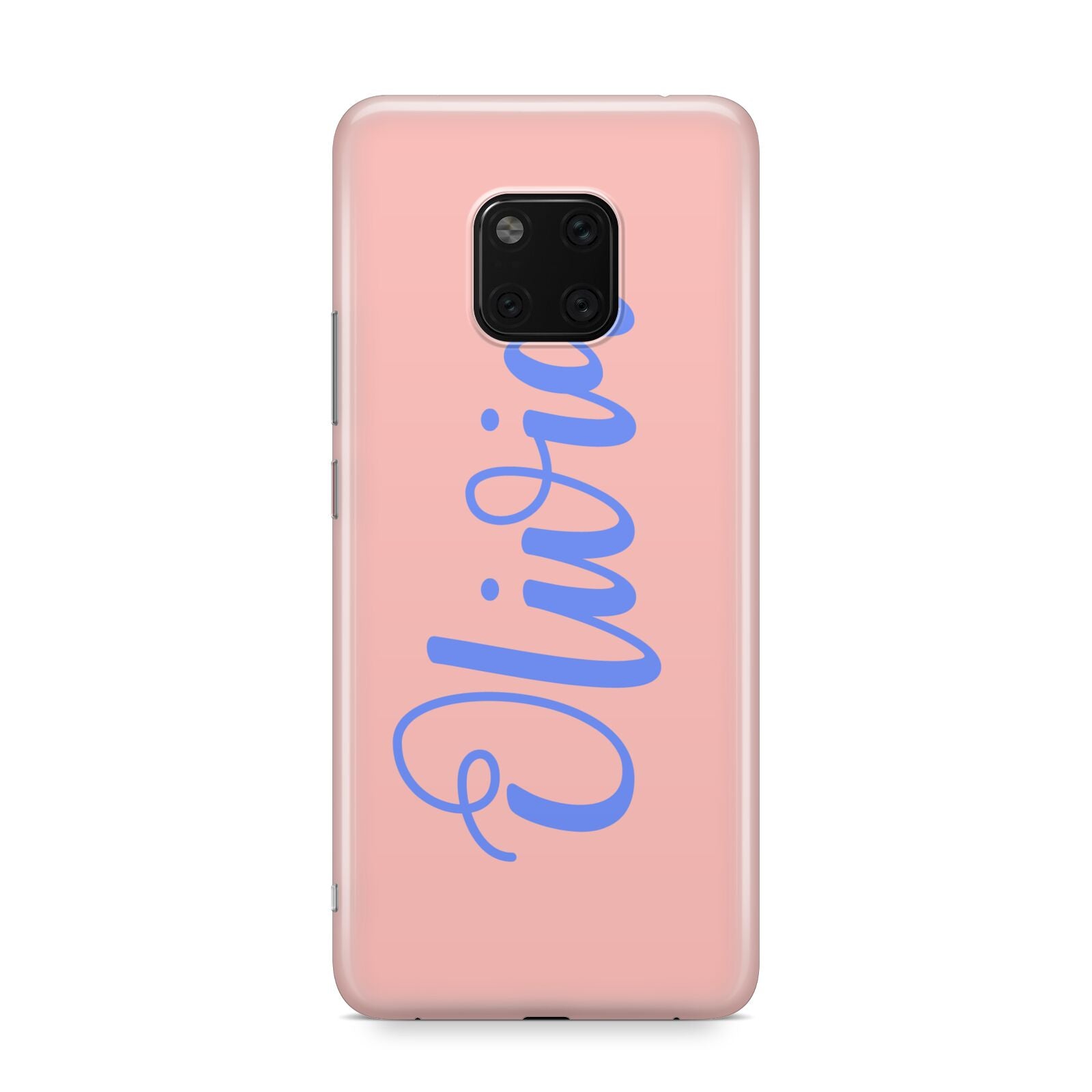 Personalised Pink Blue Name Huawei Mate 20 Pro Phone Case