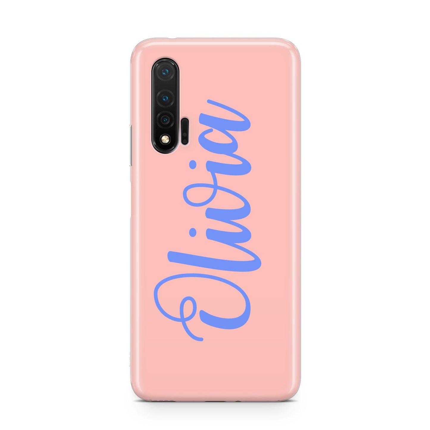 Personalised Pink Blue Name Huawei Nova 6 Phone Case