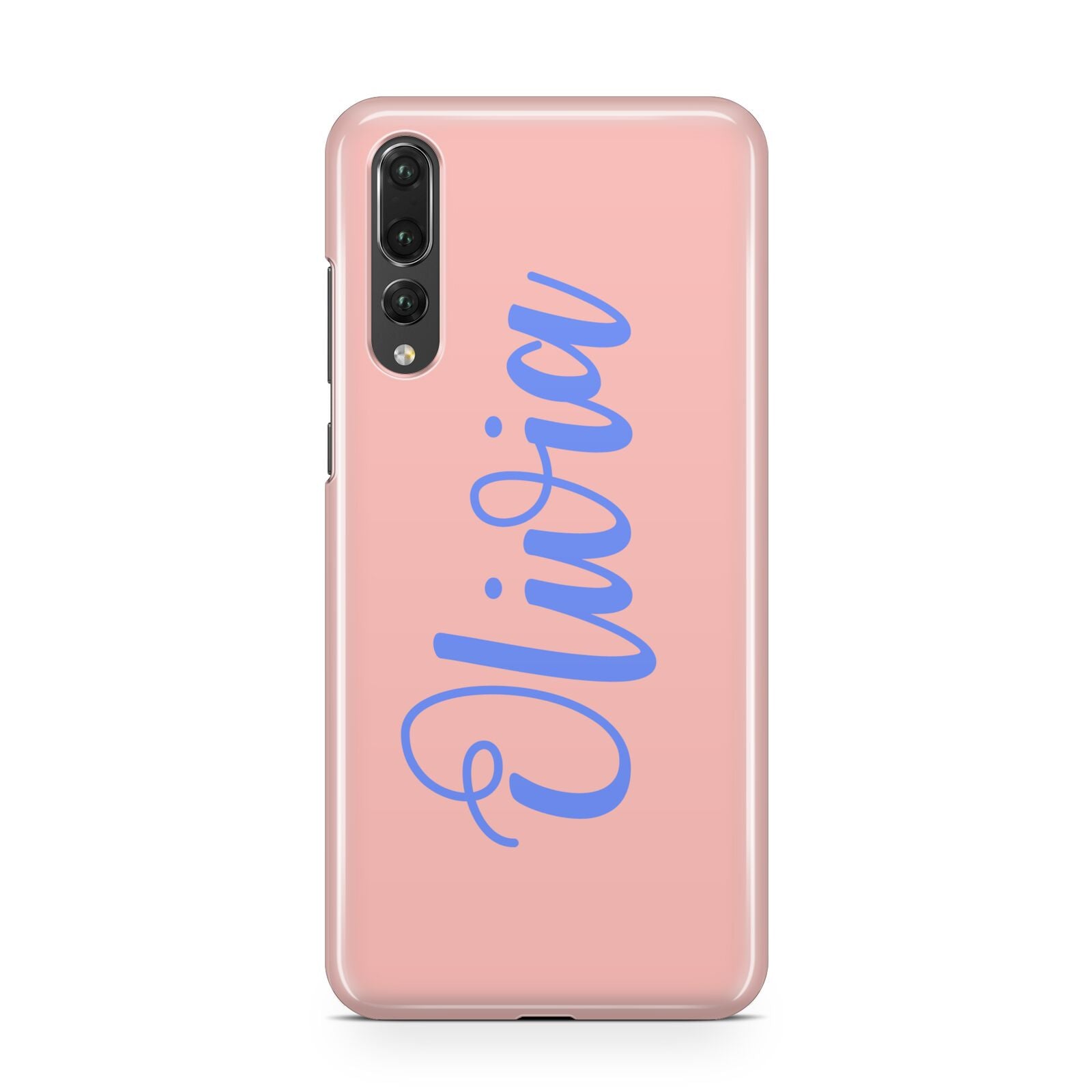 Personalised Pink Blue Name Huawei P20 Pro Phone Case