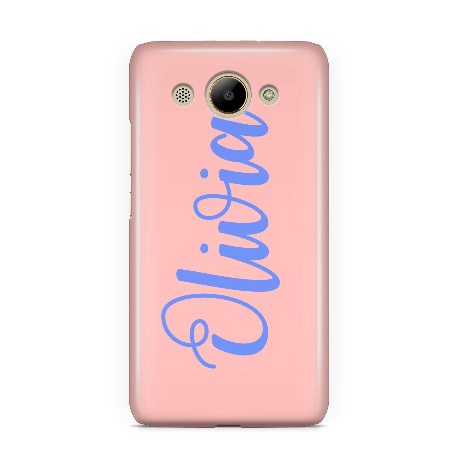 Personalised Pink Blue Name Huawei Y3 2017