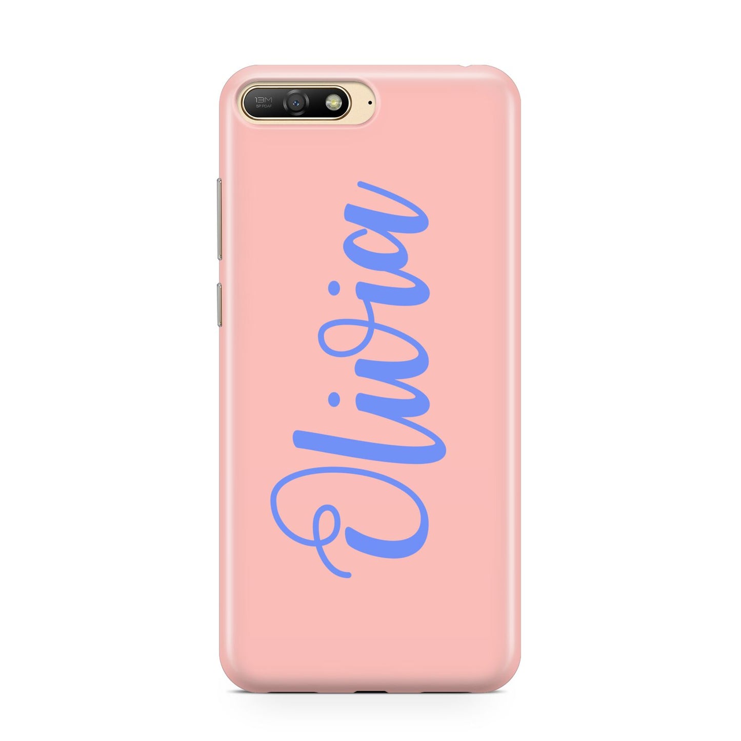 Personalised Pink Blue Name Huawei Y6 2018