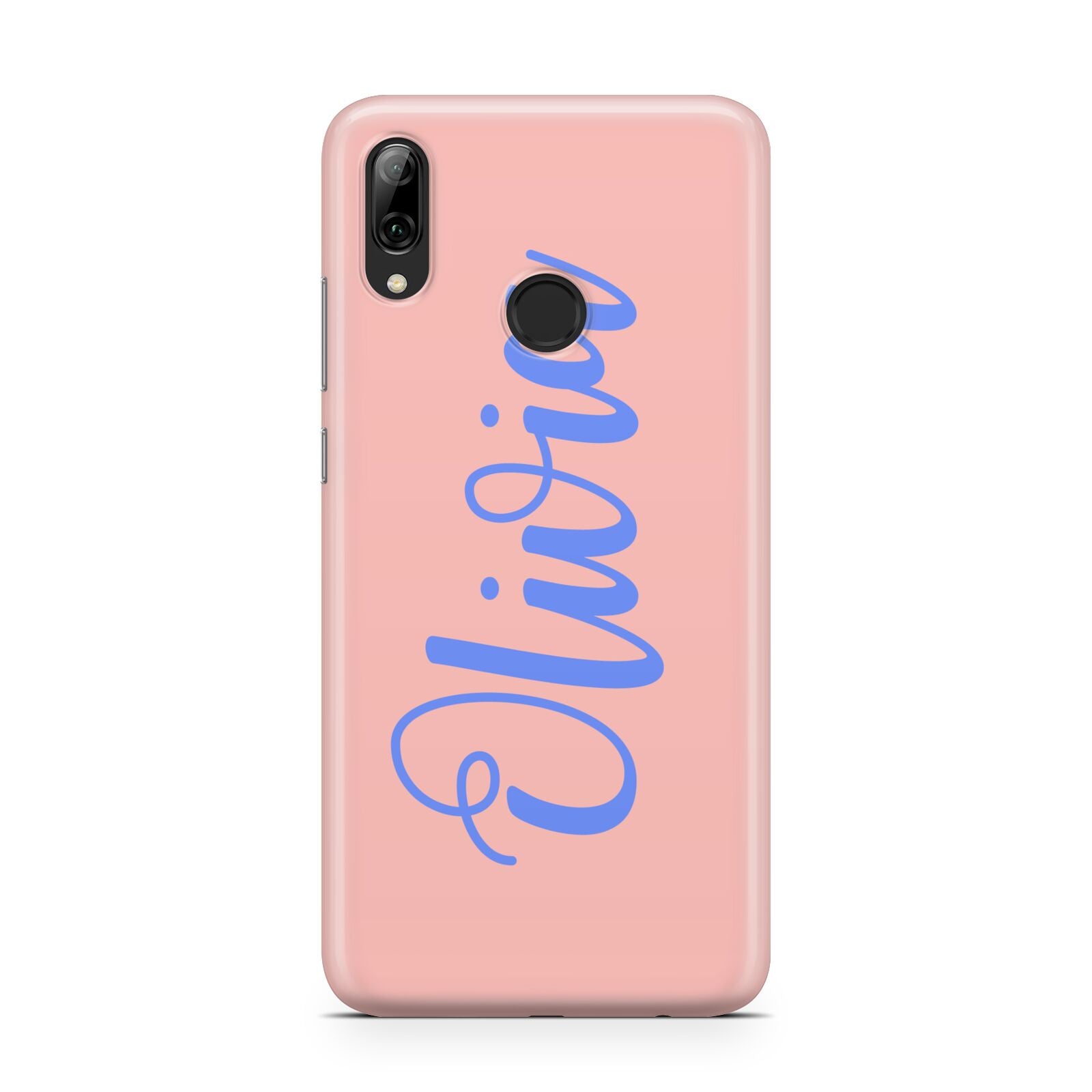 Personalised Pink Blue Name Huawei Y7 2019