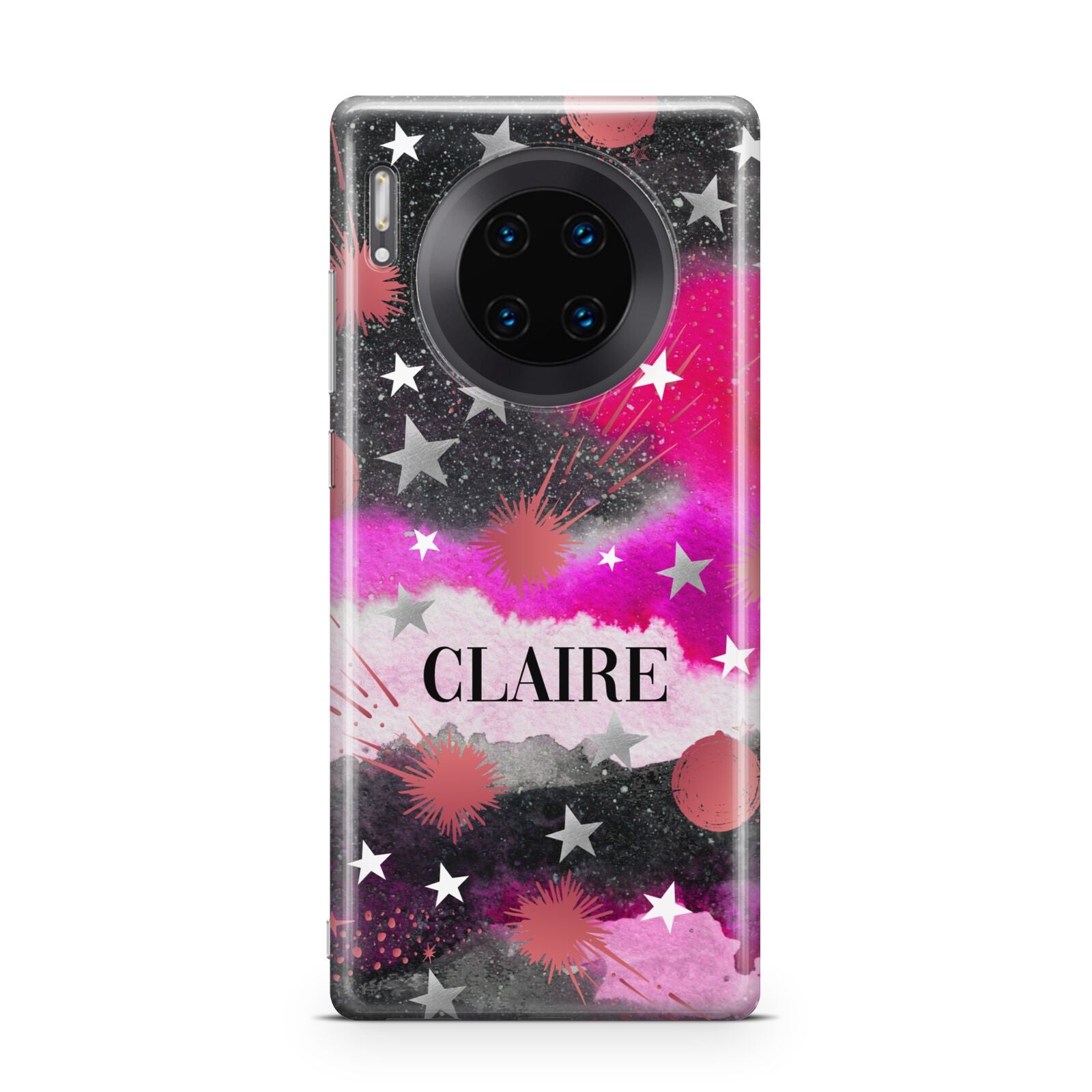 Personalised Pink Celestial Huawei Mate 30 Pro Phone Case