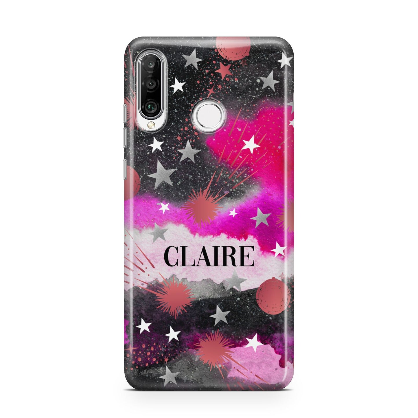 Personalised Pink Celestial Huawei P30 Lite Phone Case