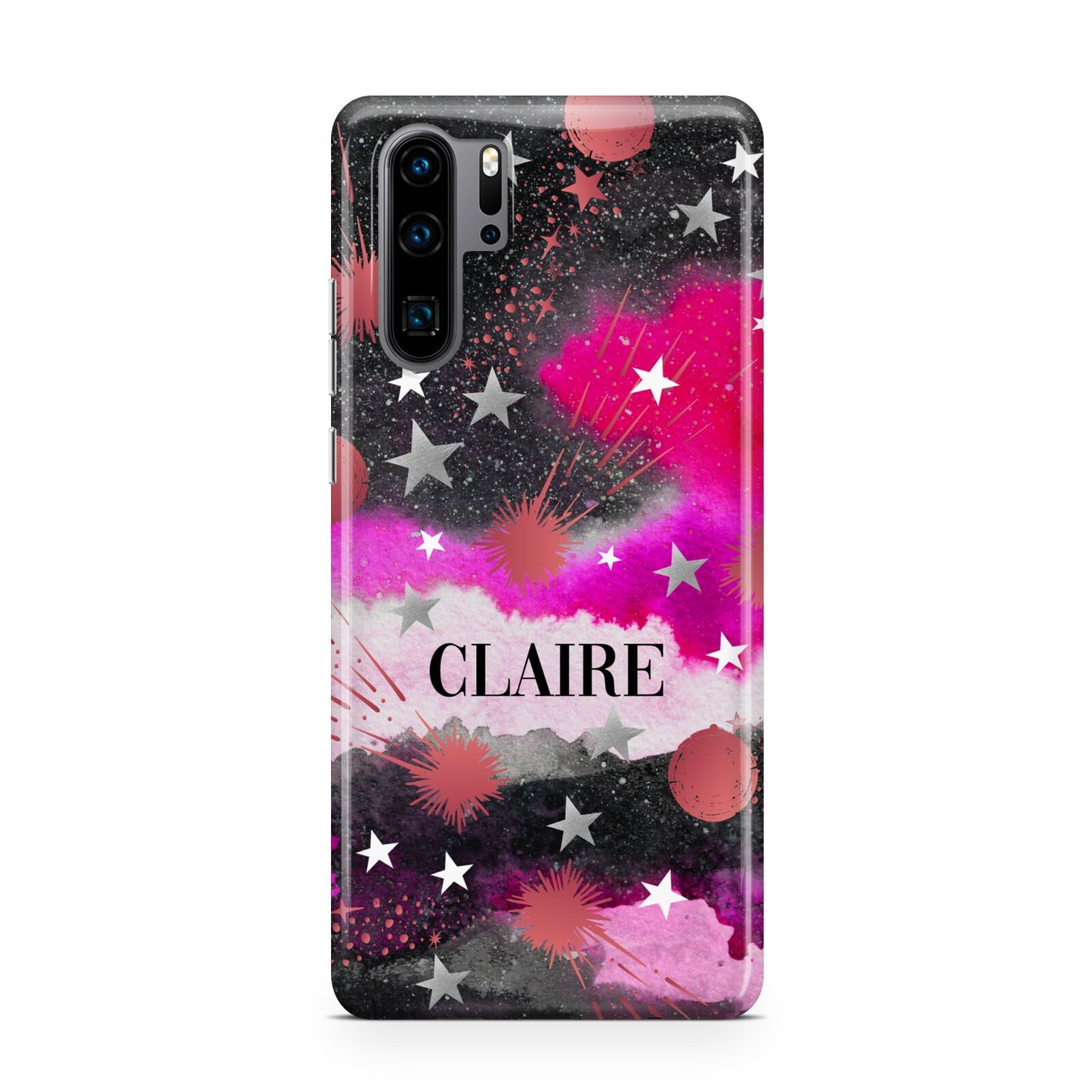 Personalised Pink Celestial Huawei P30 Pro Phone Case