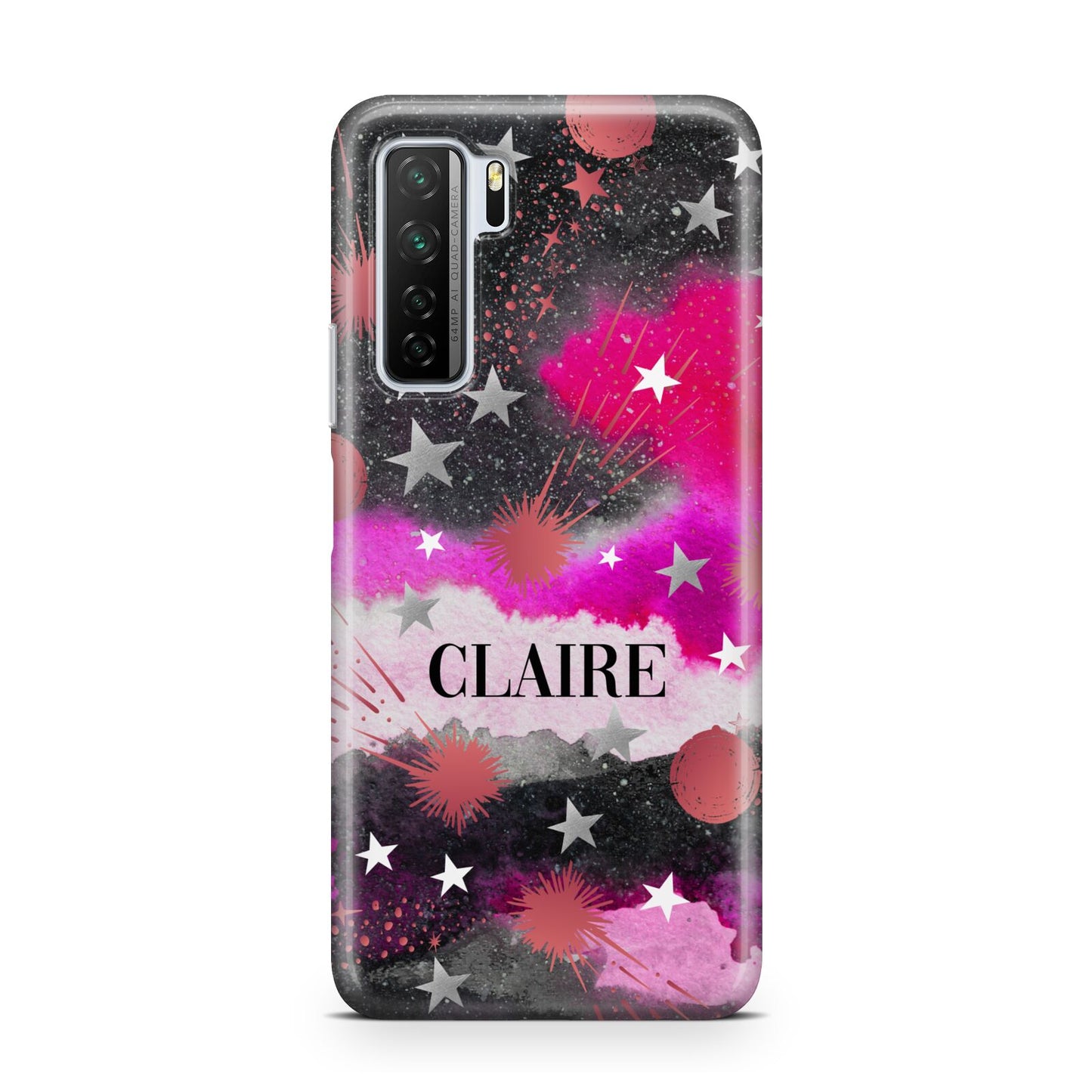 Personalised Pink Celestial Huawei P40 Lite 5G Phone Case