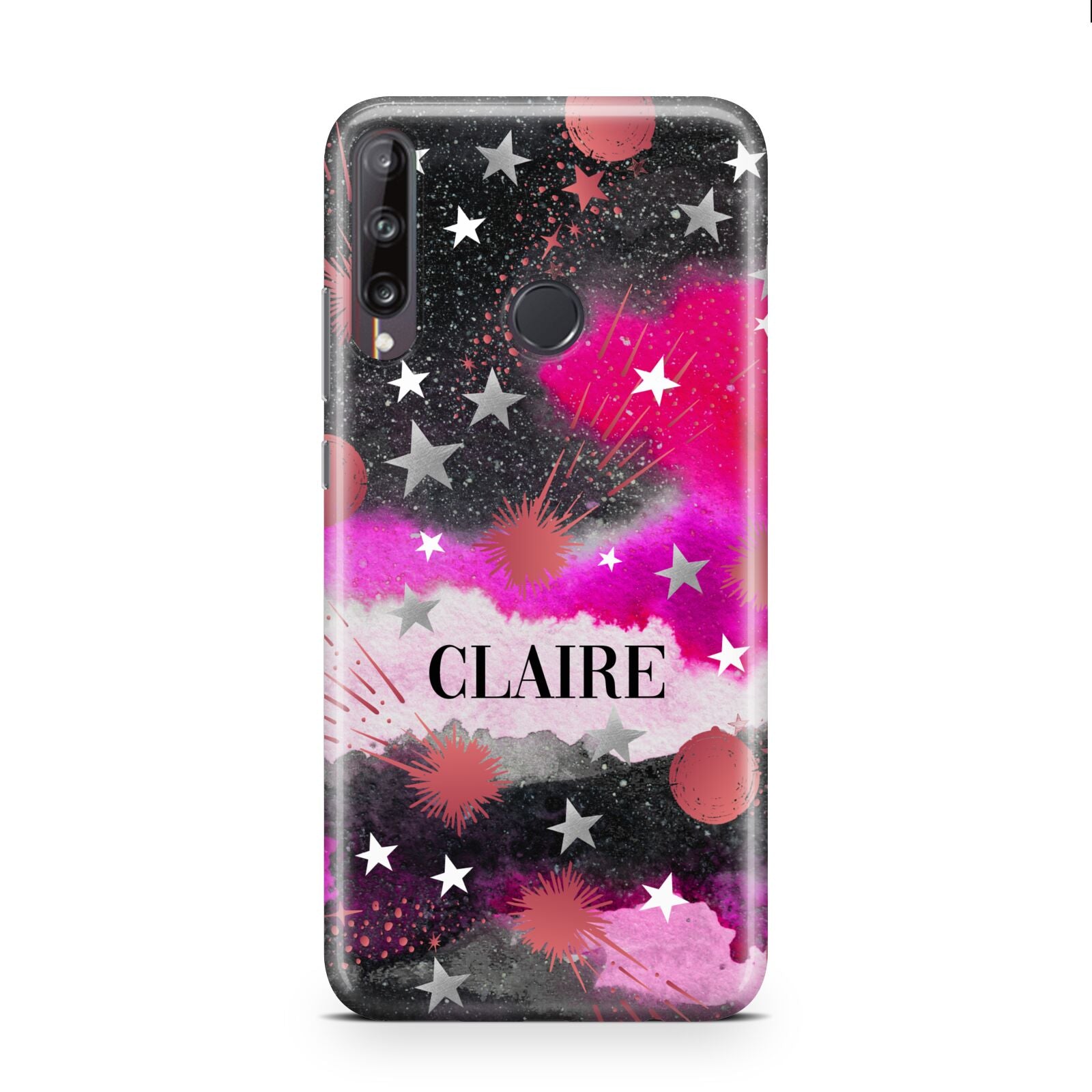 Personalised Pink Celestial Huawei P40 Lite E Phone Case