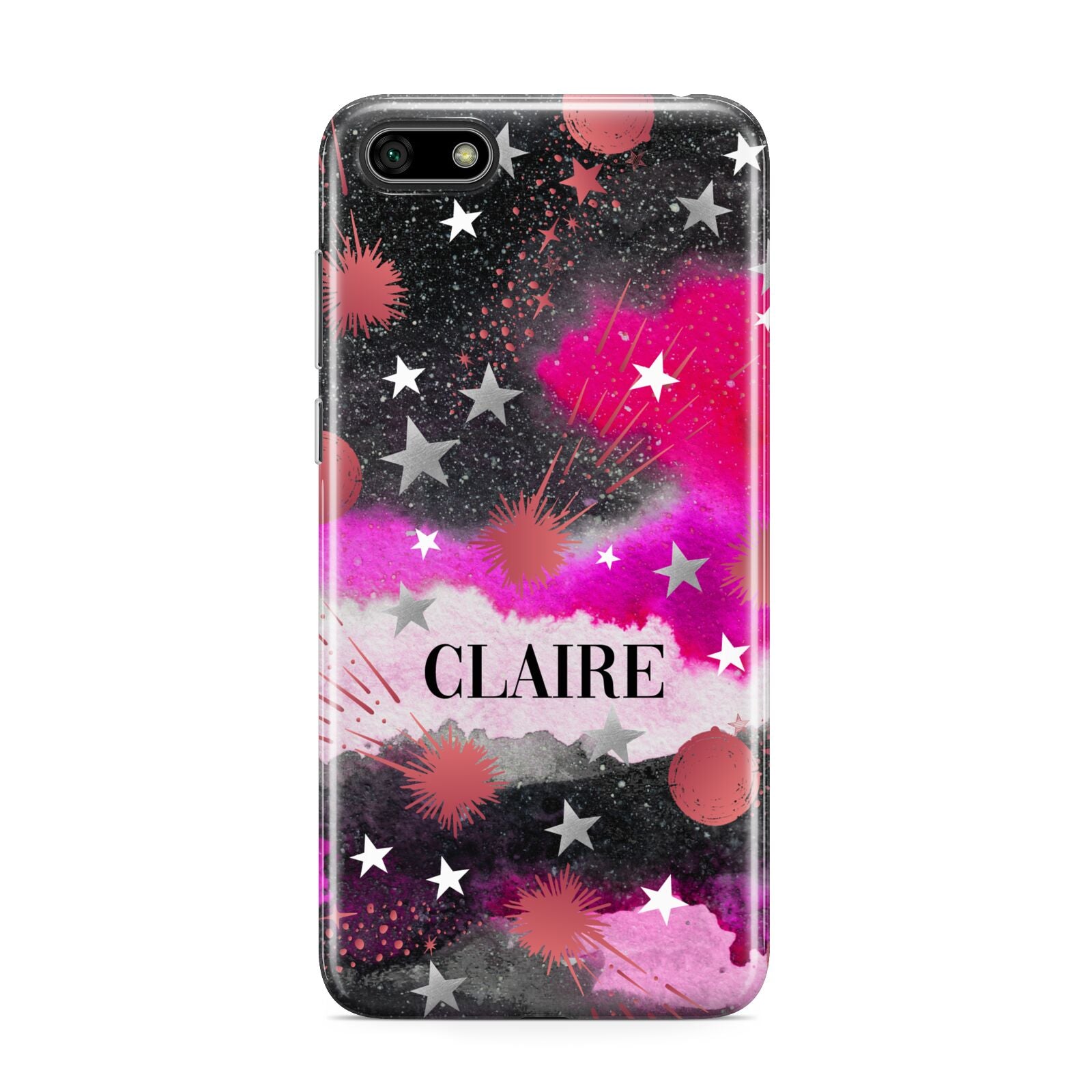 Personalised Pink Celestial Huawei Y5 Prime 2018 Phone Case