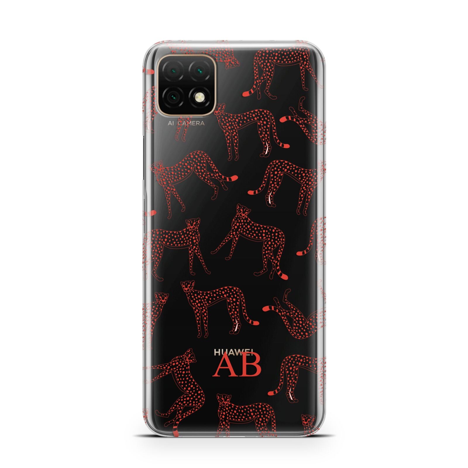 Personalised Pink Cheetah Huawei Enjoy 20 Phone Case