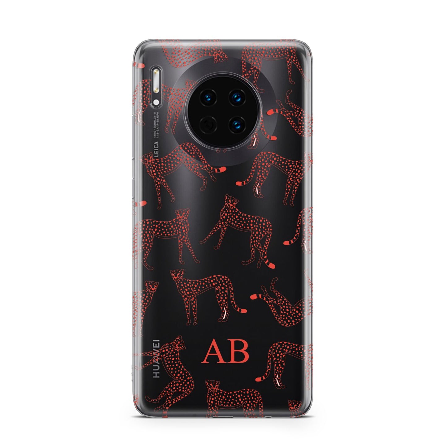 Personalised Pink Cheetah Huawei Mate 30