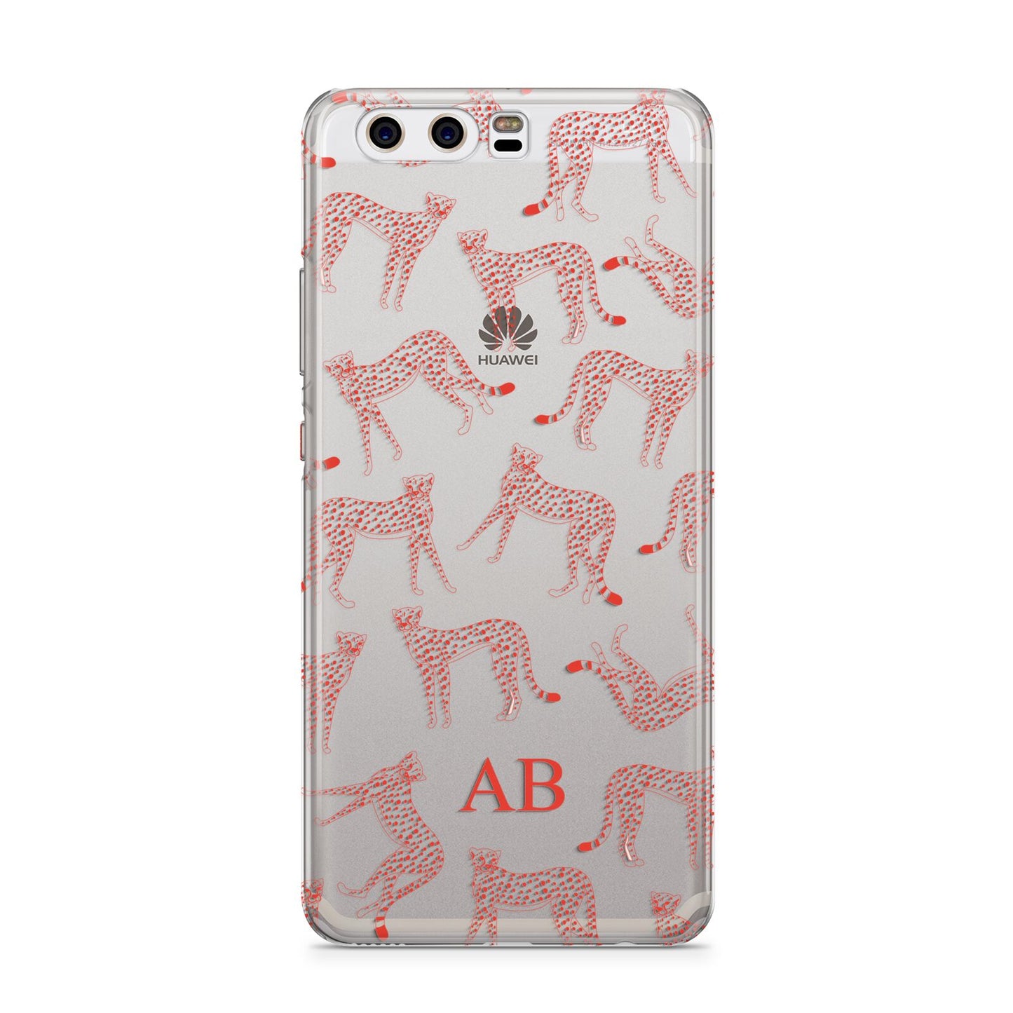 Personalised Pink Cheetah Huawei P10 Phone Case