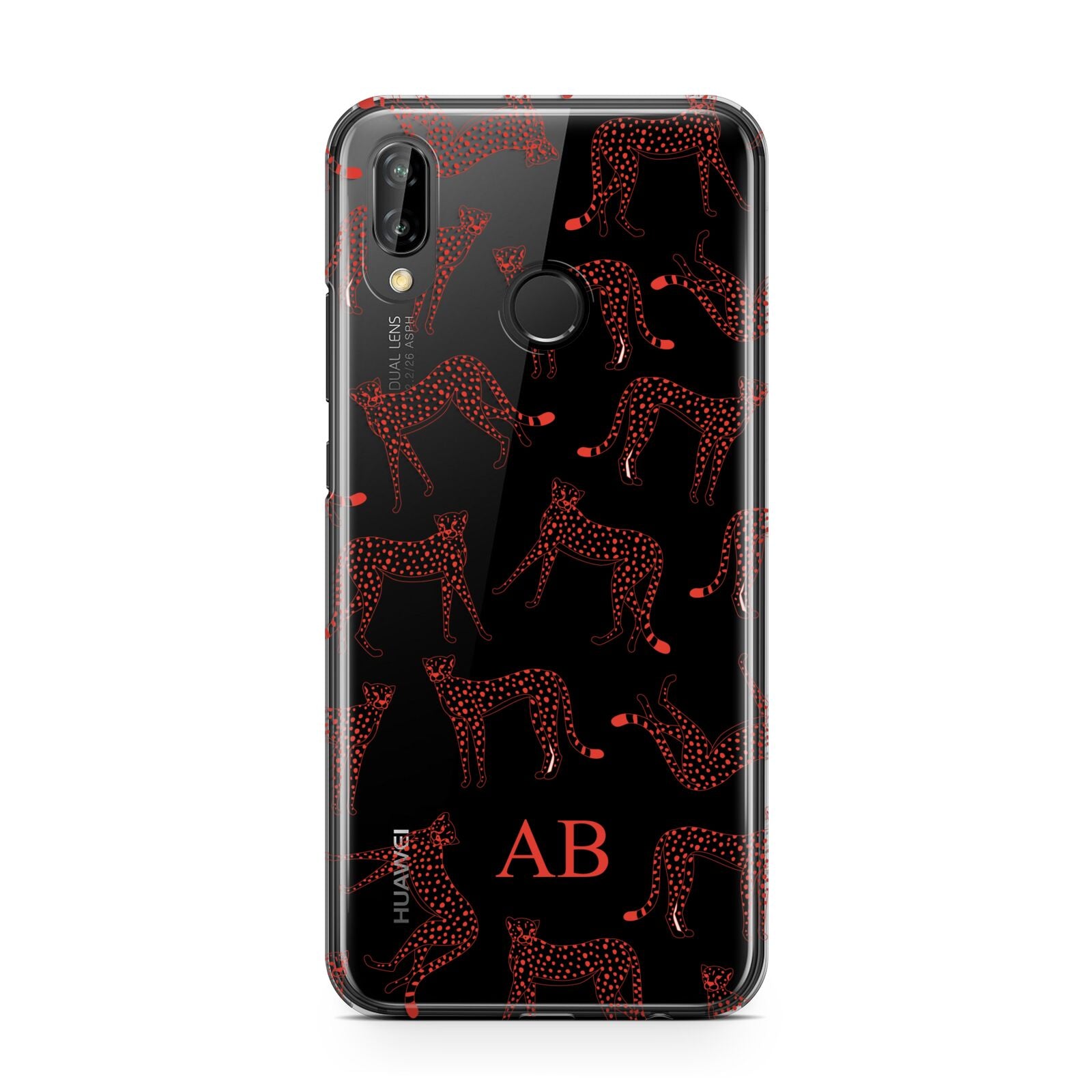 Personalised Pink Cheetah Huawei P20 Lite Phone Case