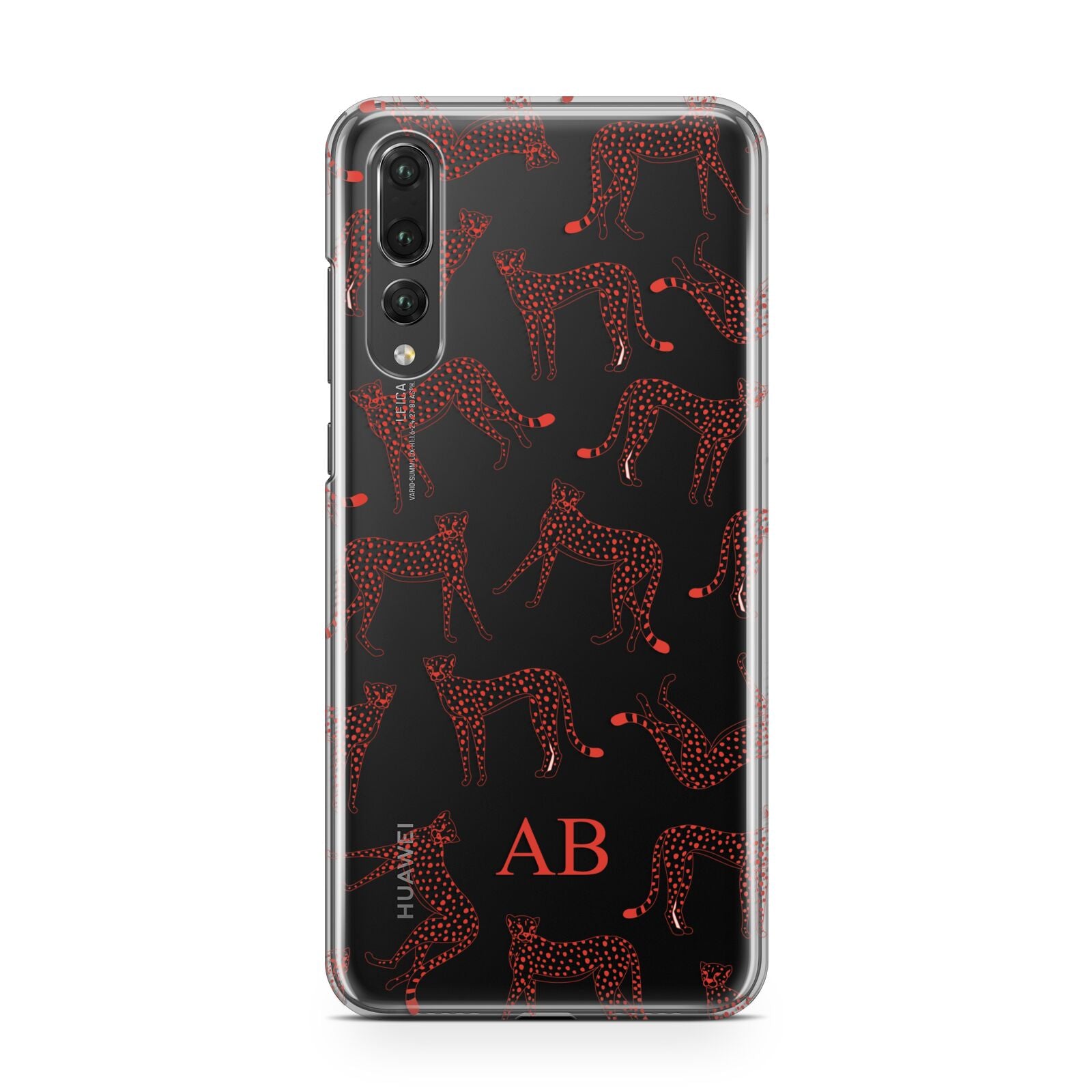 Personalised Pink Cheetah Huawei P20 Pro Phone Case